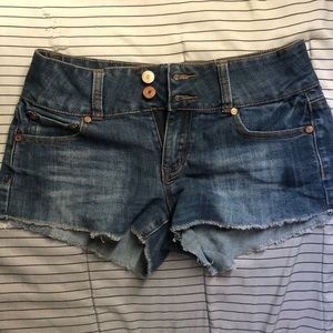 High waisted shorts